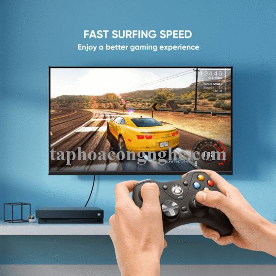 Ugreen 70616 10M cat8 CLASS S FTP Cáp nối mạng truyền dữ liệu giữa các máy tính NW121 30070616